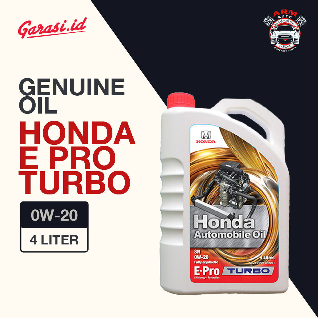 Paket Ganti Oli Genuine Honda E-Pro Turbo 0W/20 4 Liter