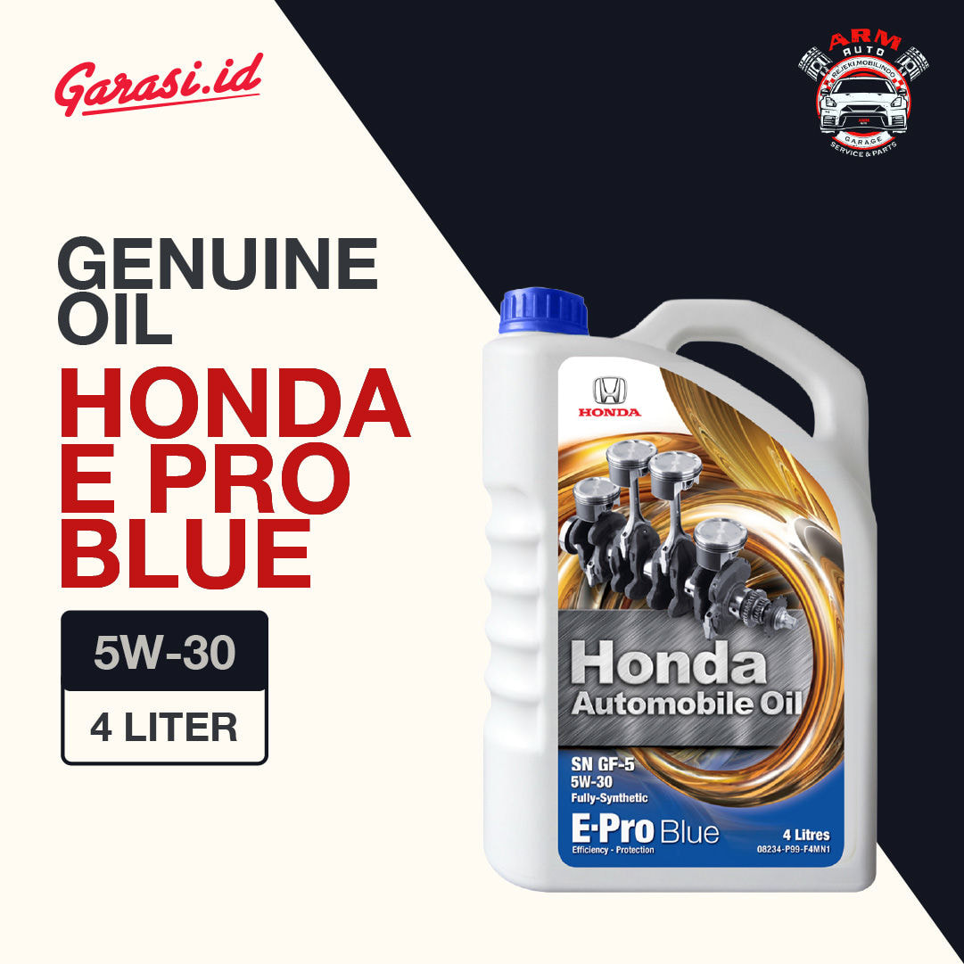 Paket Ganti Oli Genuine Honda E-Pro Blue 5W/30 4 Liter