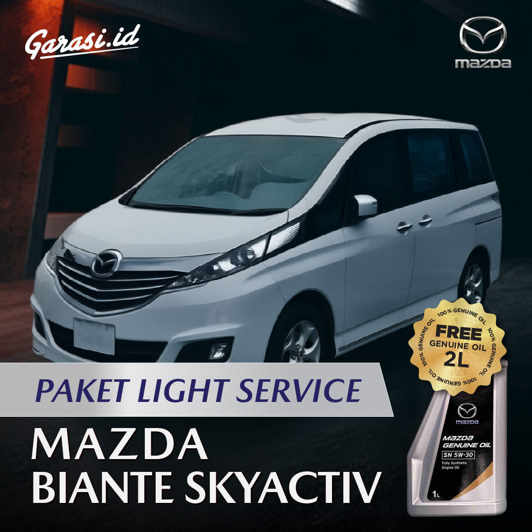 Light Service Package - Mazda Biante (Skyactiv) Light Service Package - Mazda Biante (Skyactiv)