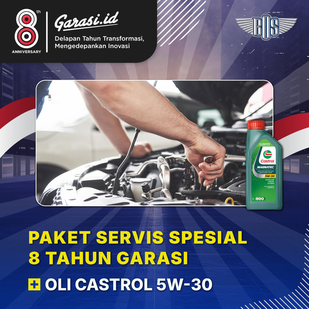 Paket Spesial Tune Up dan Oli Castrol 5W-30