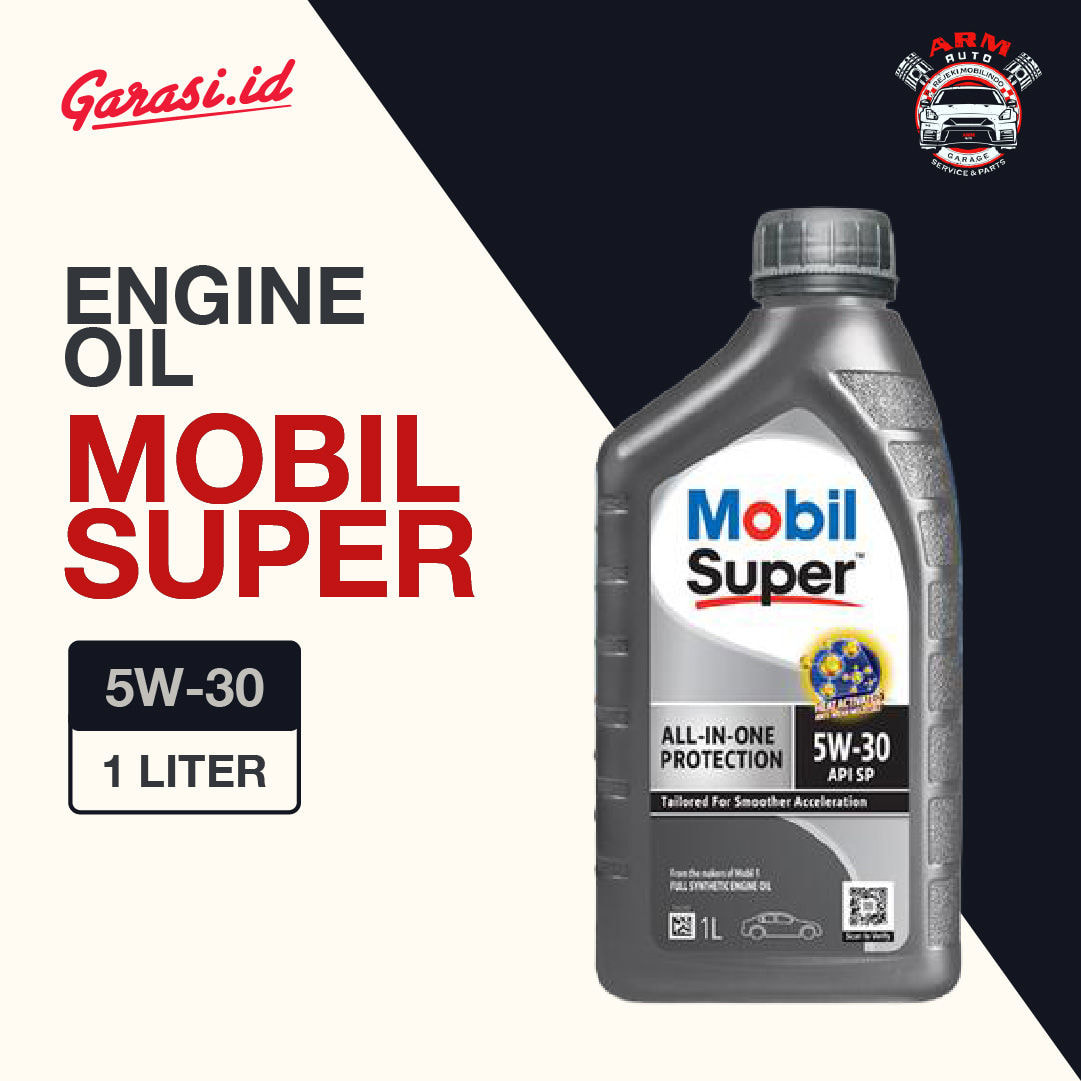 Paket Ganti Oli Mobil Super 5W/30 1 Liter