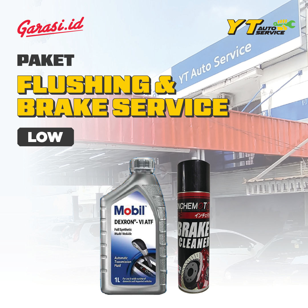 Paket Flushing and Brake Service Low