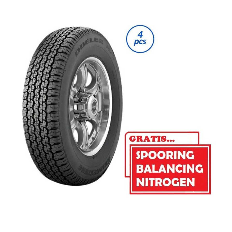 Bridgestone Dueler H-T D684 265/60-R18 110H SP Ban Mobil [Gratis Pasang/ Spooring Balance/ Nitrogen]