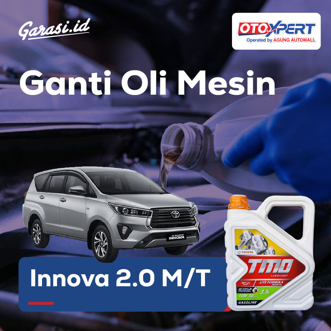Ganti Oli Mesin (Toyota Kijang Innova 2.0 M/T)
