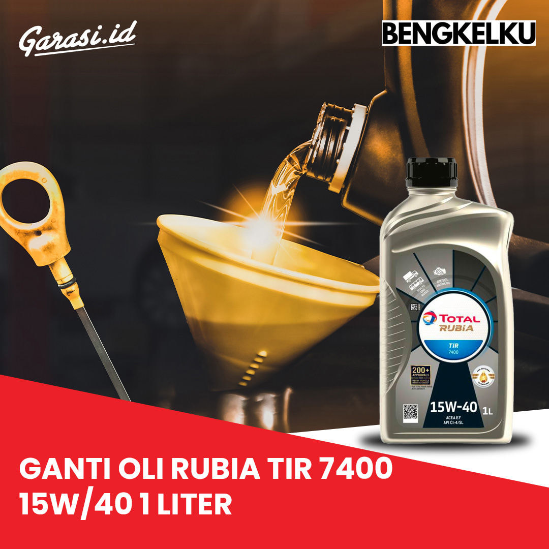 Ganti Oli Rubia Tir  7400 15W/40 1 Liter