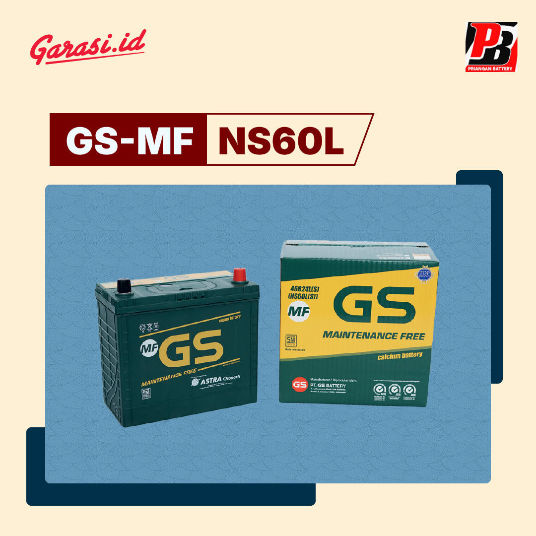GANTI AKI MOBIL GS-MF NS60L