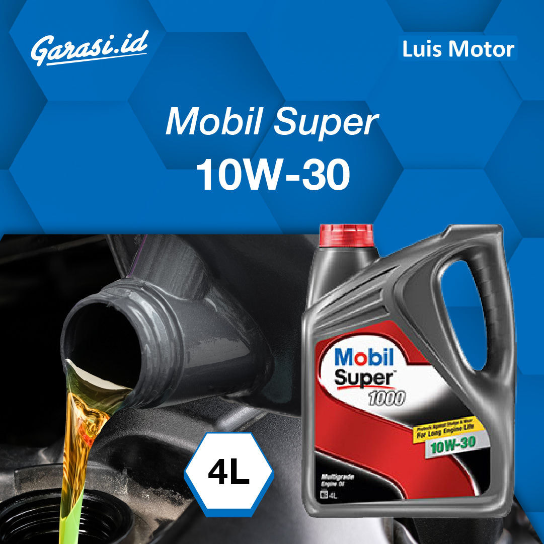 Ganti Oli Mobil Super 10W/30 4L