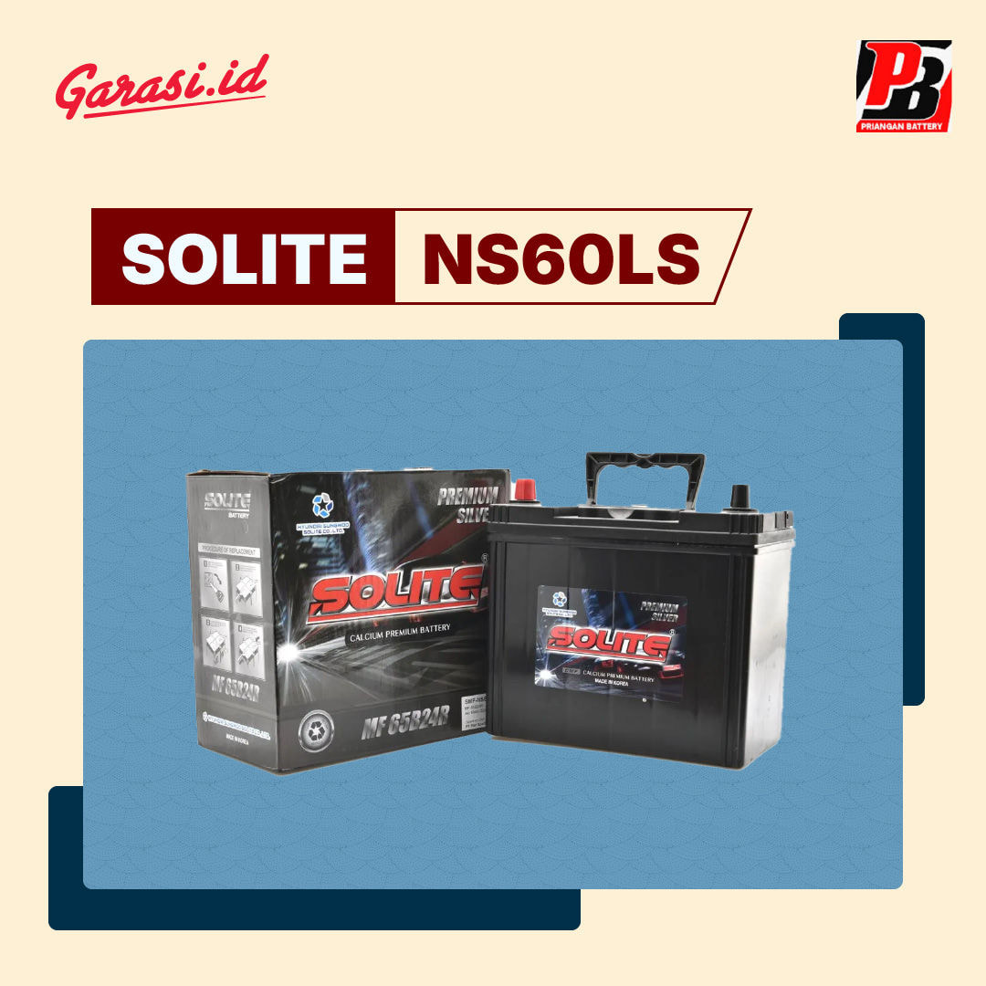 GANTI AKI MOBIL SOLITE NS60LS