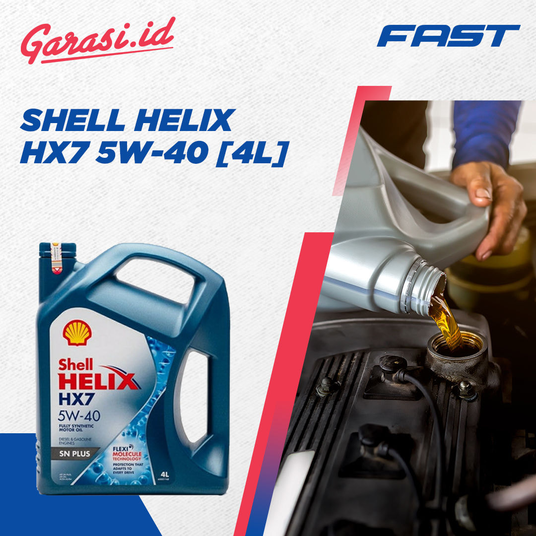 Ganti Oli Shell Helix HX7 5W-40