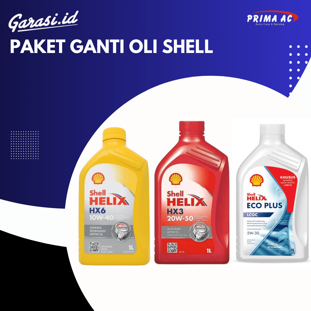 Paket Ganti Oli ⁠Shell