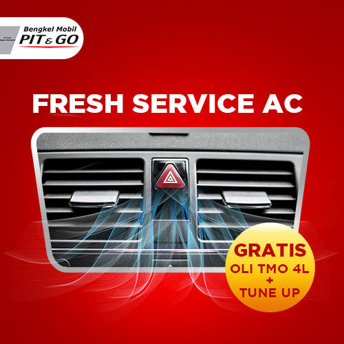 Fresh Service AC + Gratis Oli TMO 4L + Tune Up