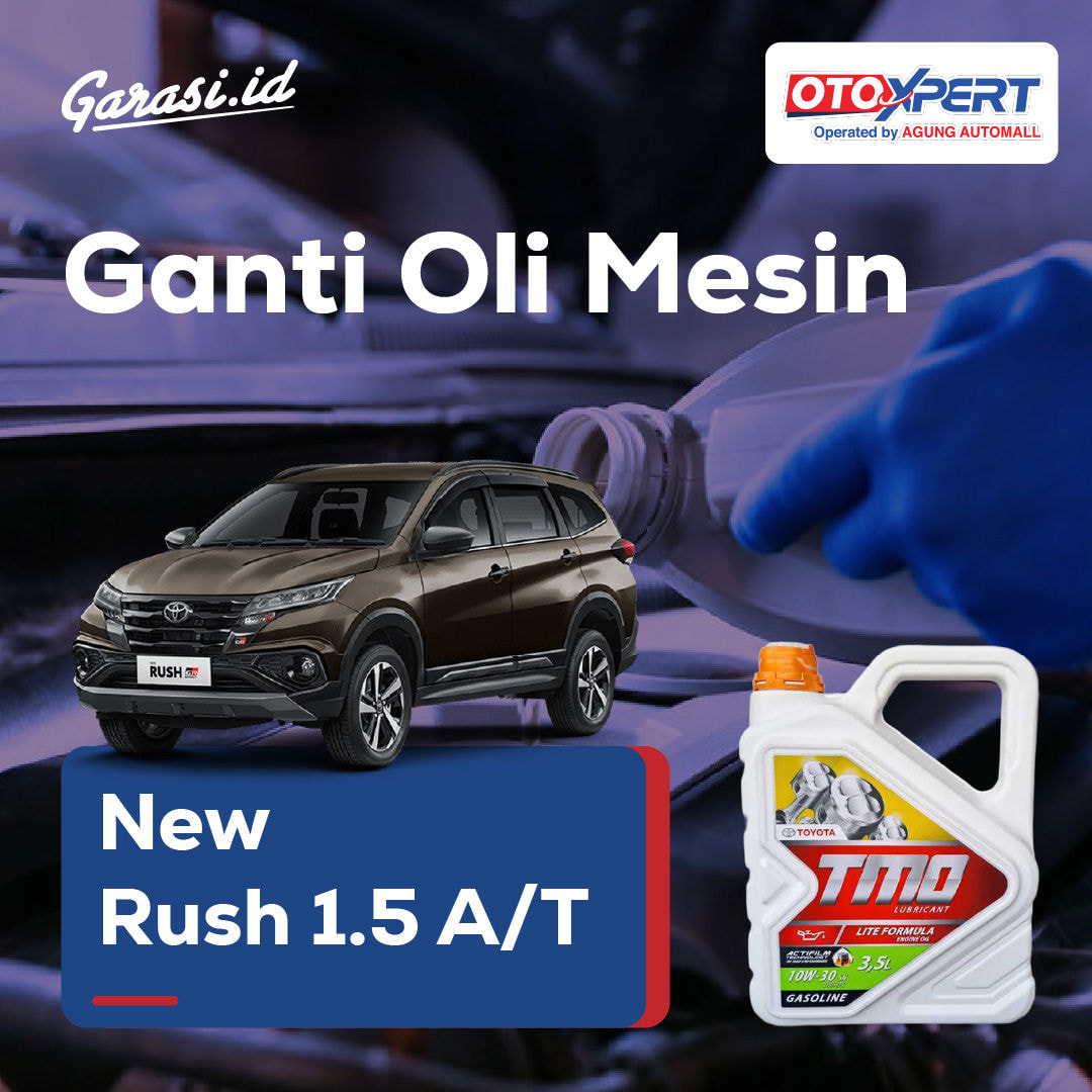 Ganti Oli Mesin (Toyota New Rush 1.5 A/T)