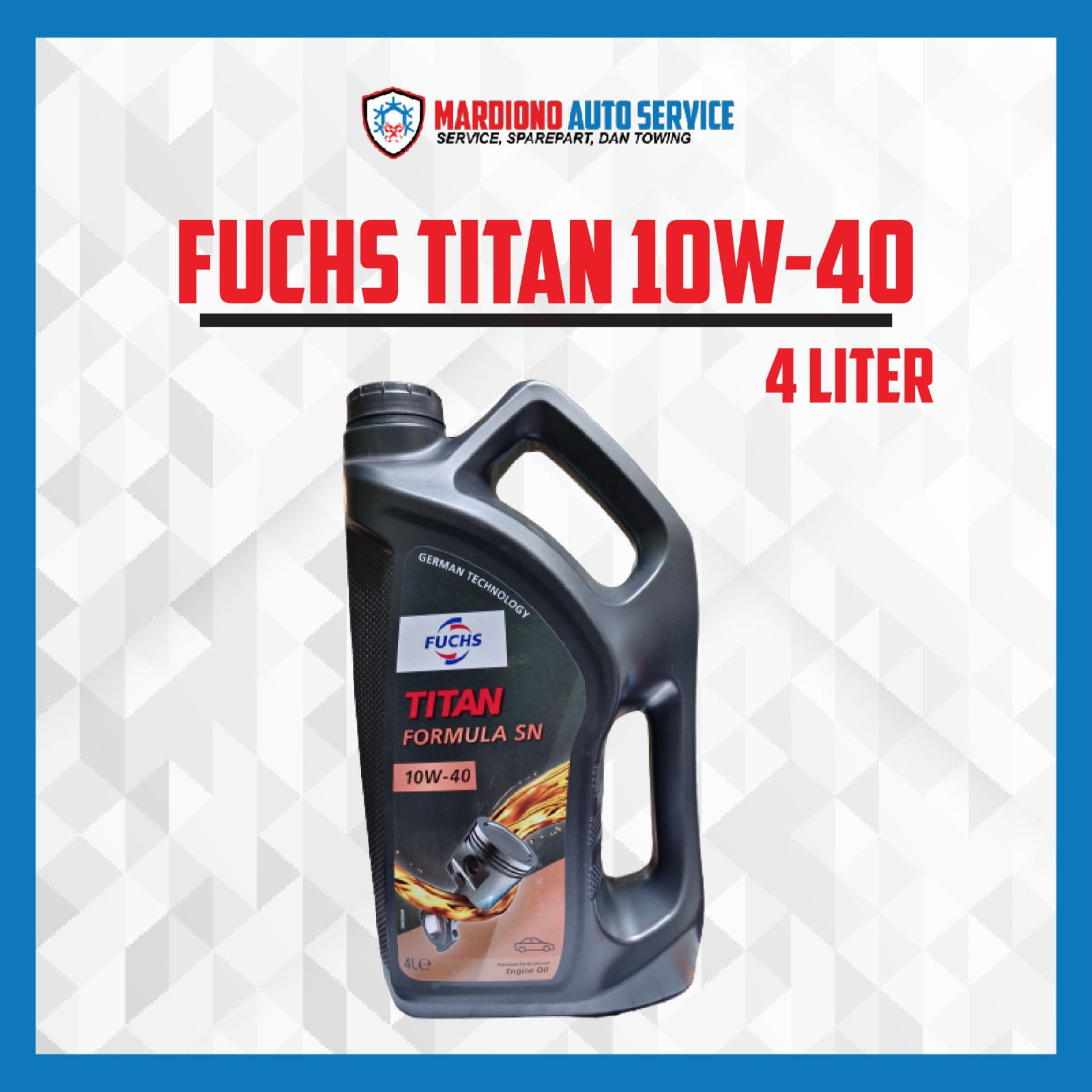 Ganti Oli FUCHS Titan 10W-40