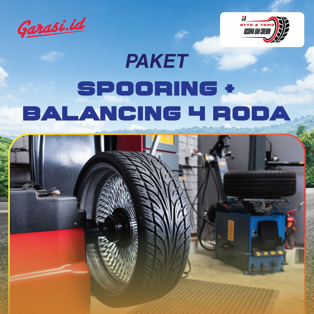 Paket Spooring Balancing 4 Roda