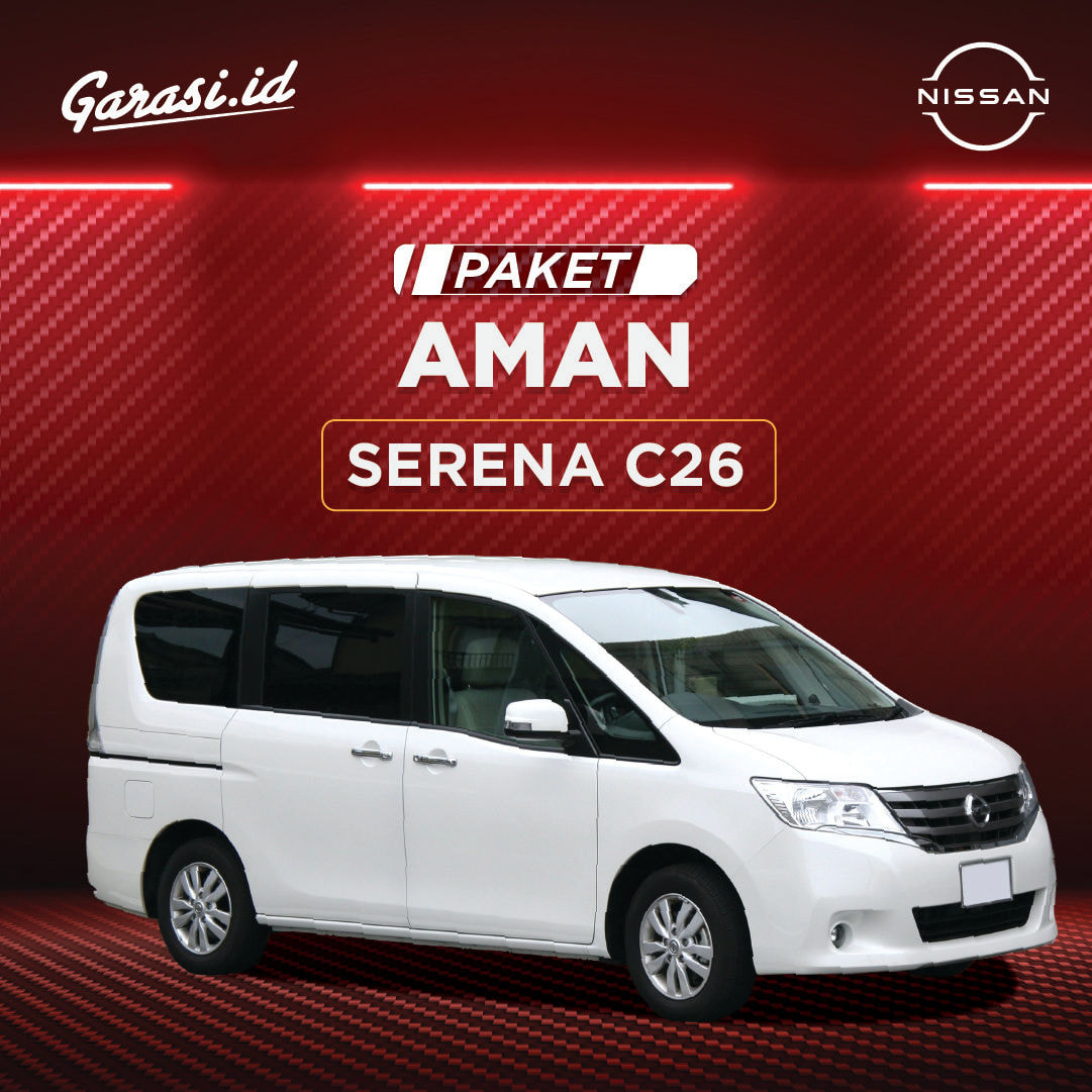 Paket AMAN: Servis Berkala + Clean ruang bakar + Servis rem 4 Roda (Nissan Serena C26) Paket AMAN: Servis Berkala + Clean ruang bakar + Servis rem 4 Roda (Nissan Serena C26)