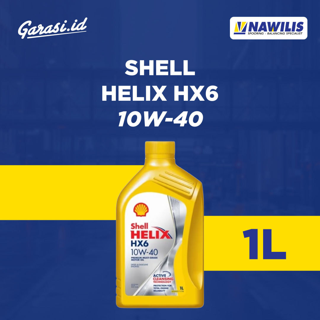 1L Oli Shell HX6