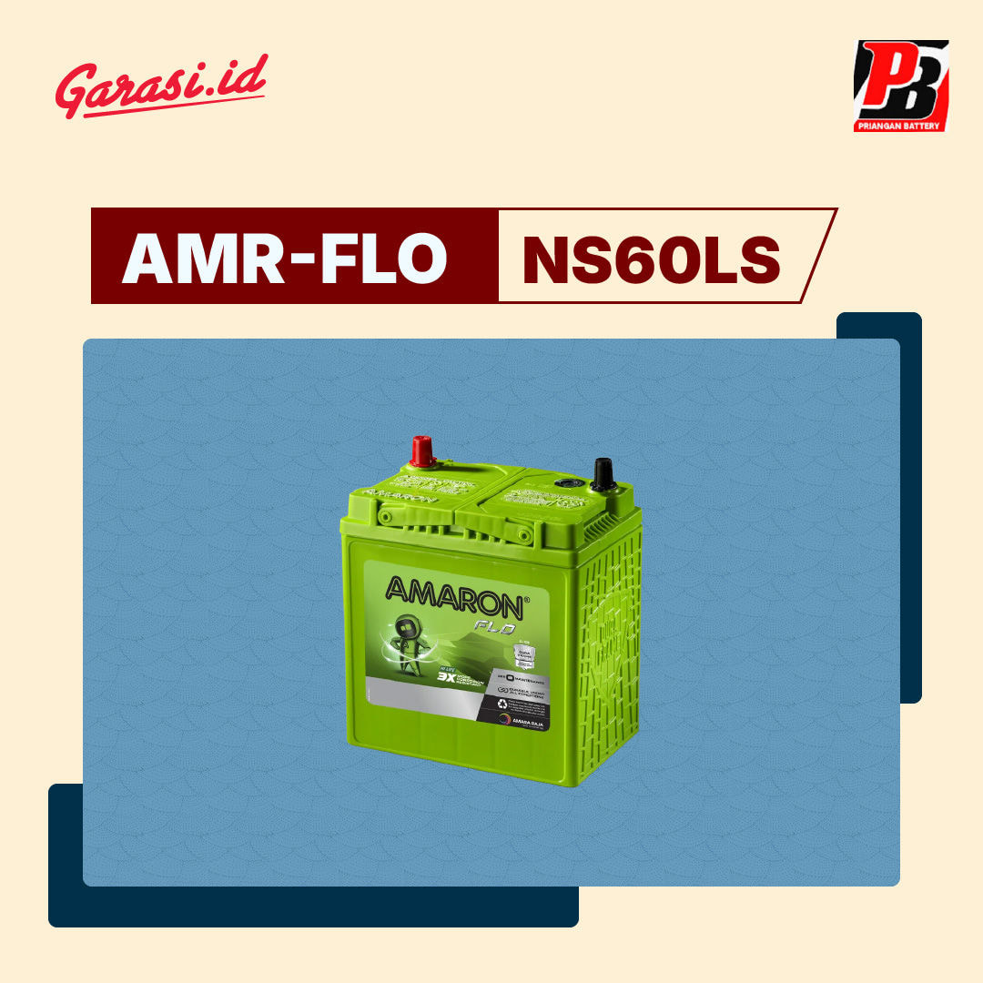 GANTI AKI MOBIL AMARON-FLO NS60LS
