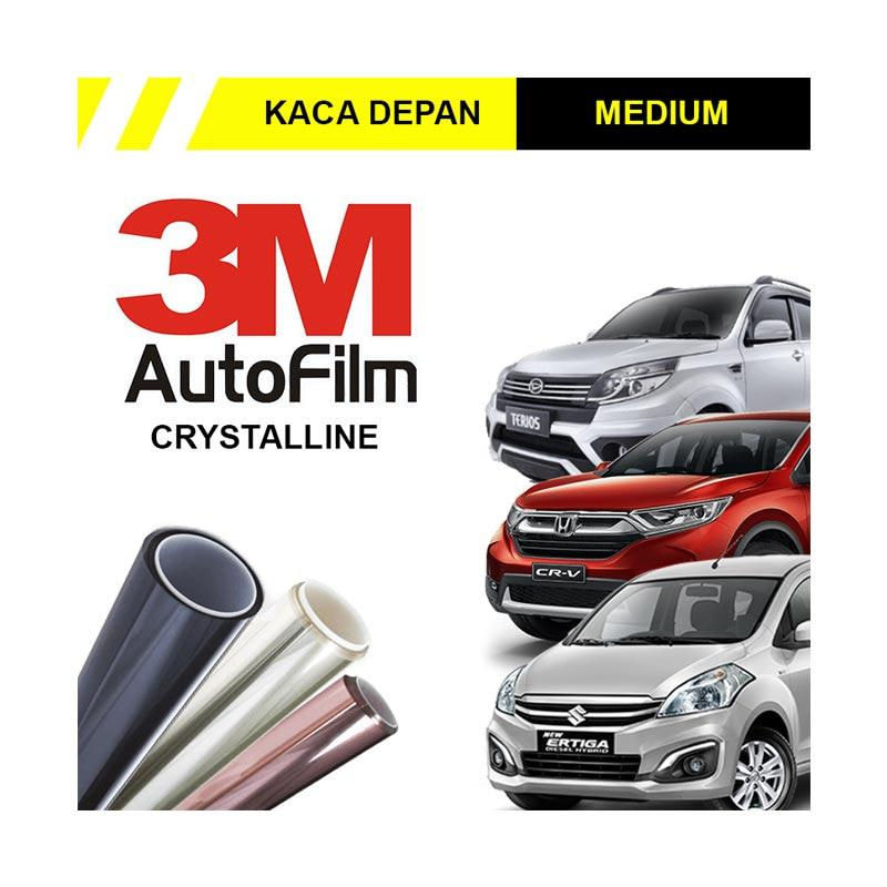 3M Crystalline Kaca Film Depan Mobil for Mobilio / Ertiga / Xpander / Terios / Rush / Livina / Fortuner / Innova / Sienta [Original/ Medium]