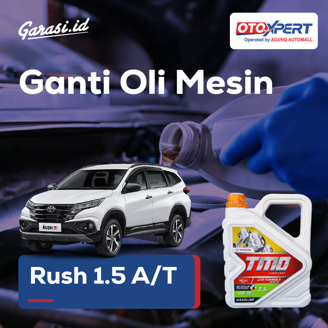 Ganti Oli Mesin (Toyota Rush 1.5 A/T)
