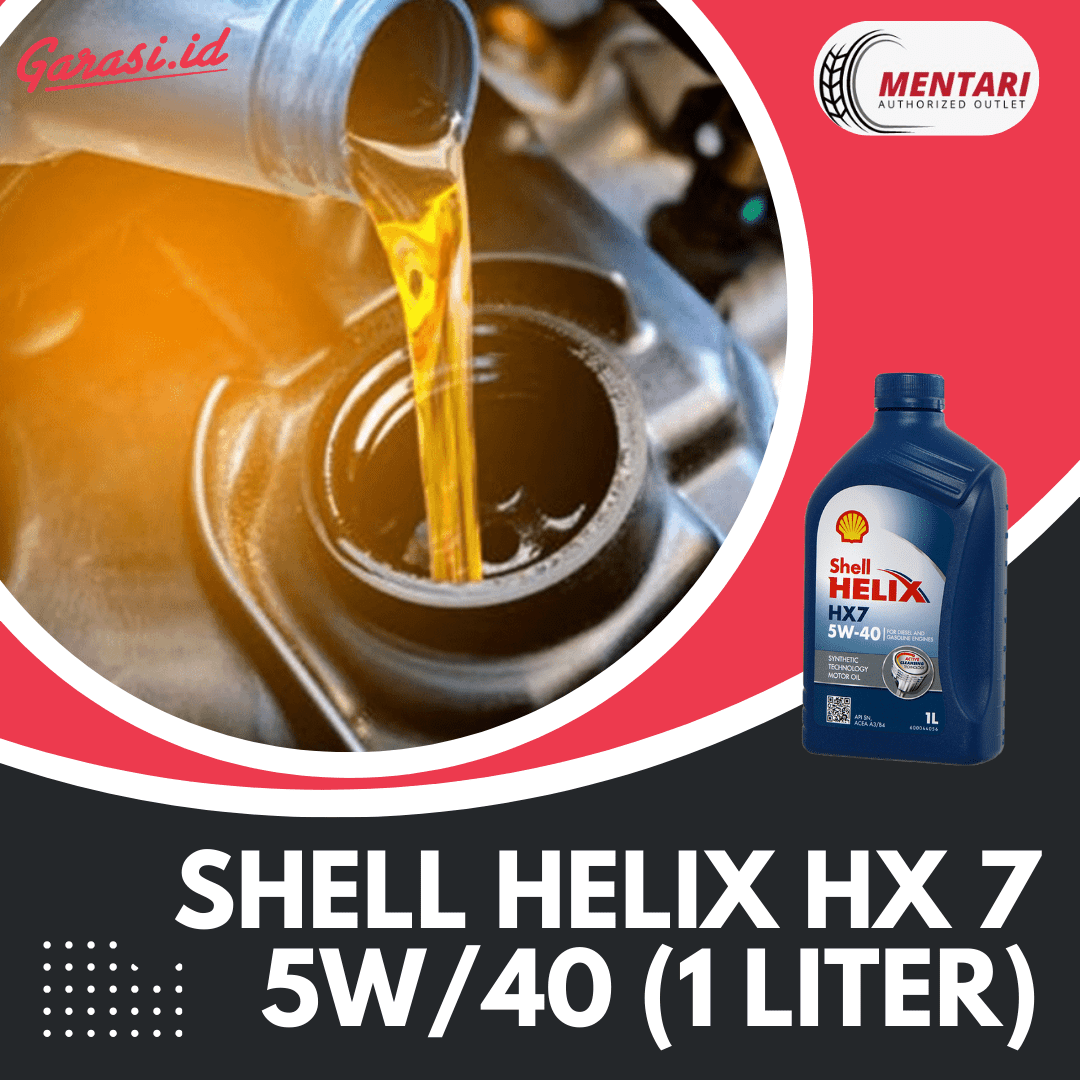 Paket Shell Helix HX 7 5W/40 1 Liter