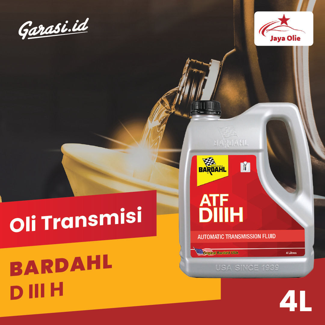Oli Transmisi Matic Bardahl ATF DIIIH 4 Liter
