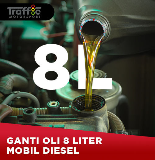Ganti Oli Mobil Diesel 8 Liter (Surabaya)