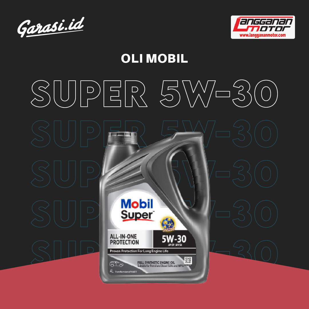 Paket Ganti Oli MOBIL SUPER 5W-30