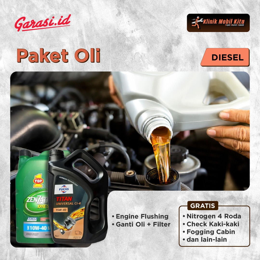 Paket Ganti Oli Diesel Paket Ganti Oli Diesel
