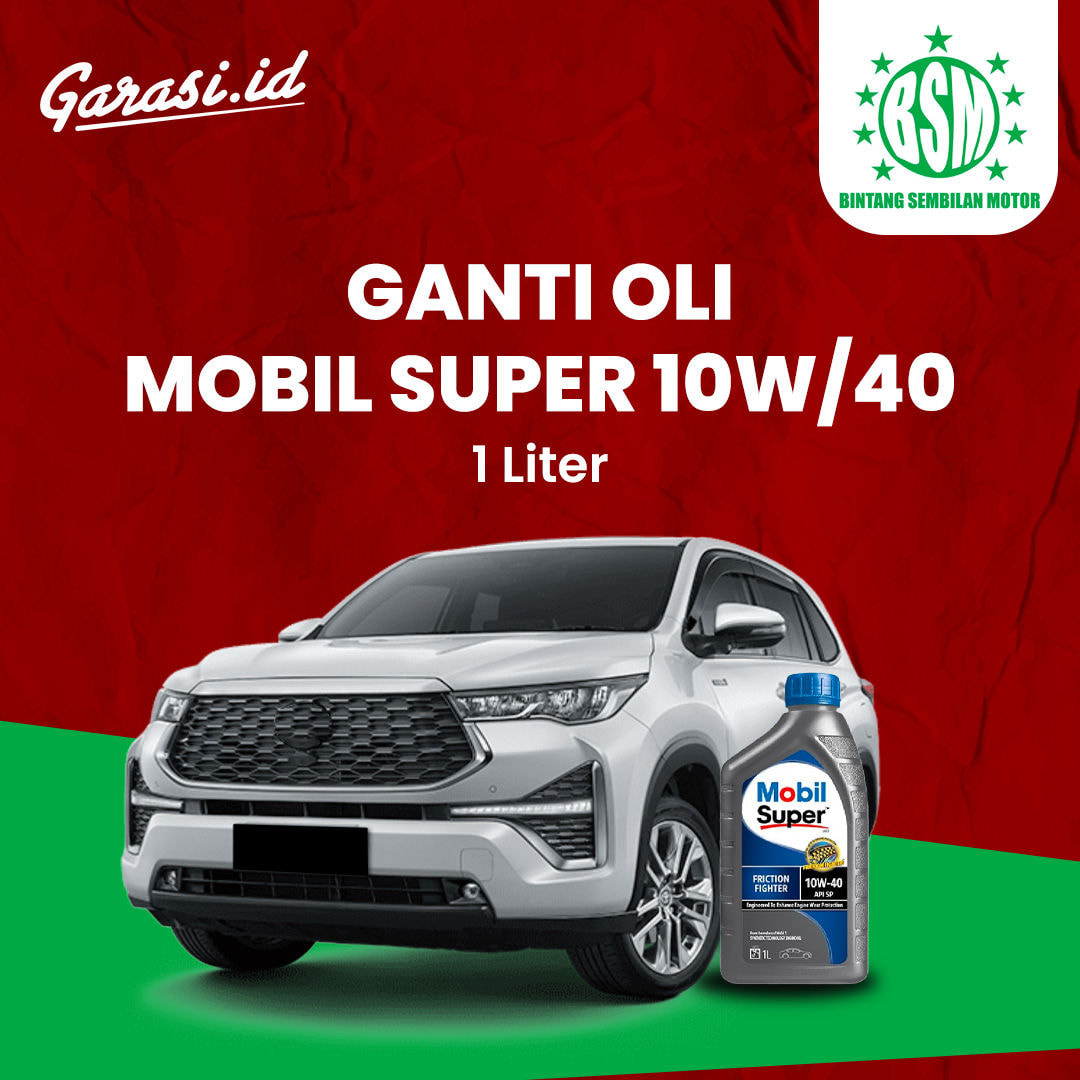 Ganti Oli Mobil Super 10W/40 1 Liter