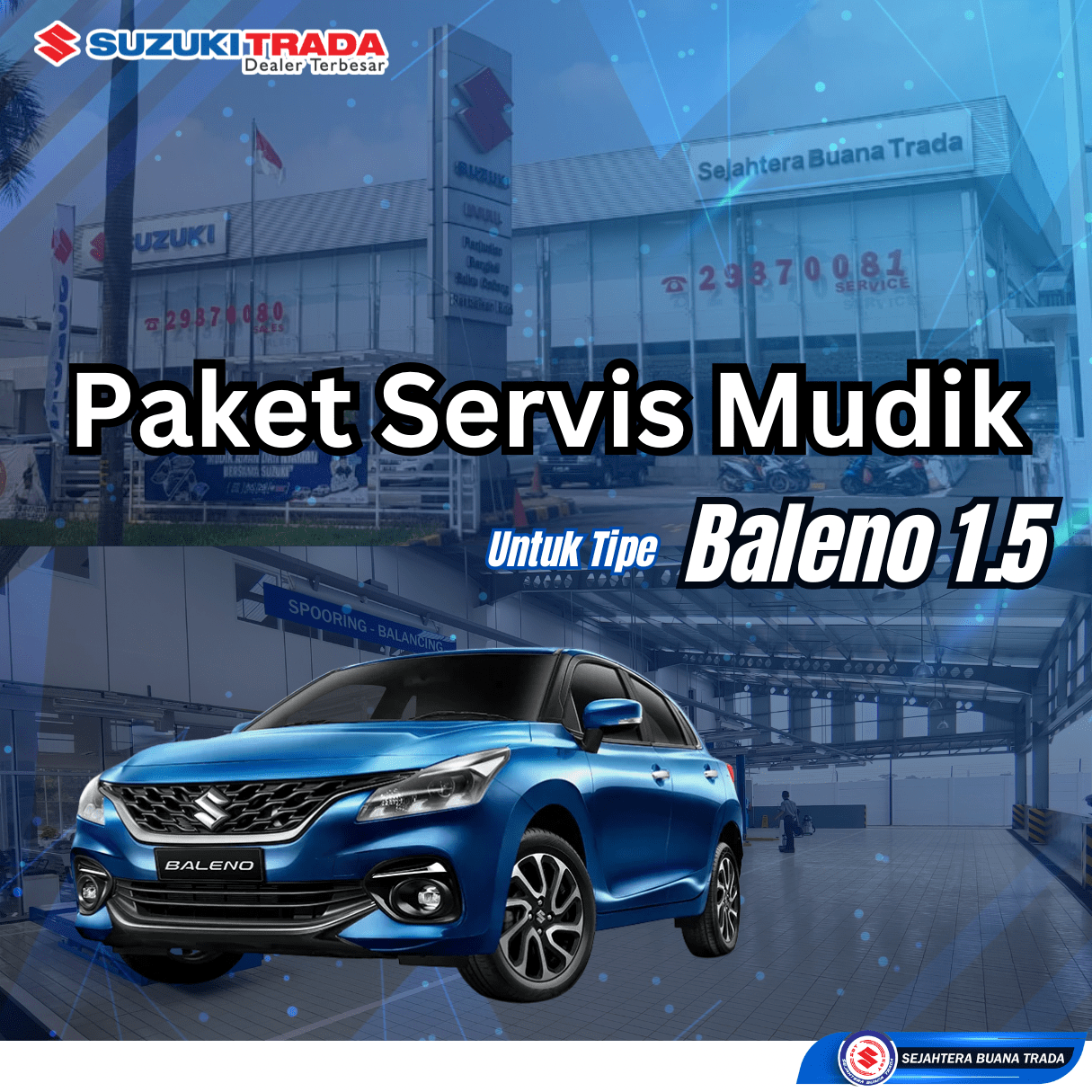 Paket Servis Mudik New Baleno 1.5