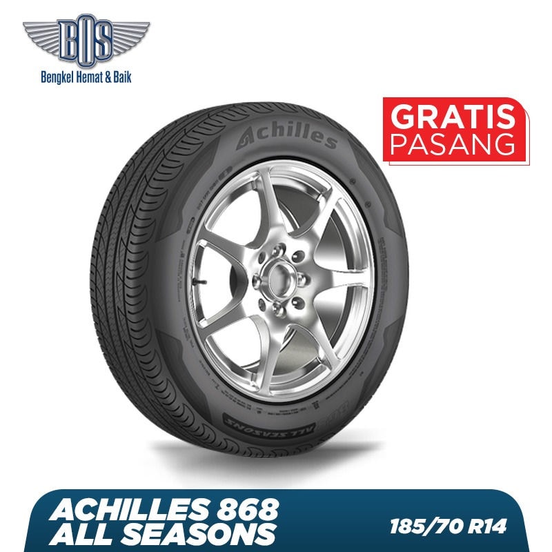 Ban Mobil Achilles 868 All Seasons - 185/70 R14 88H - GRATIS JASA PASANG DAN BALANCING Ban Mobil Achilles 868 All Seasons - 185/70 R14 88H - GRATIS JASA PASANG DAN BALANCING