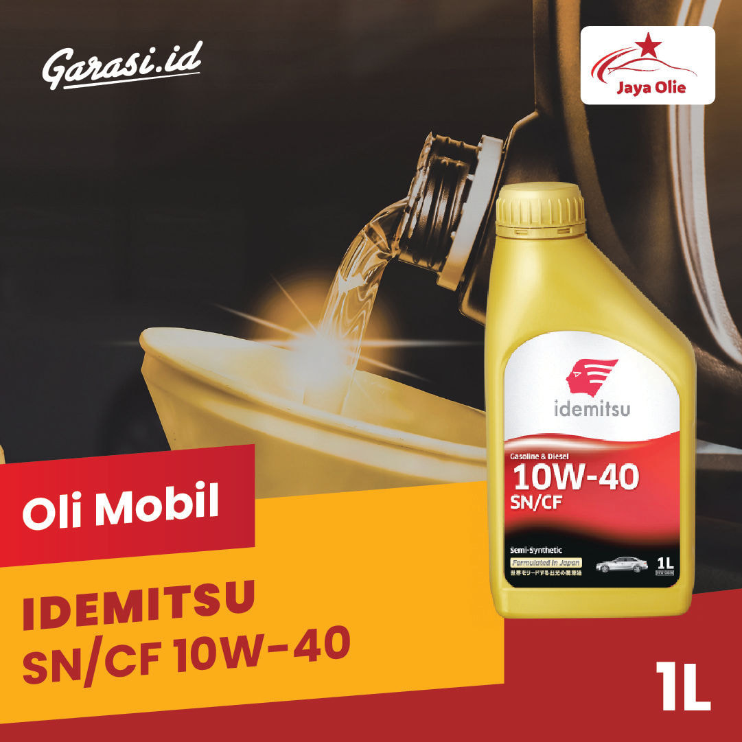Paket Ganti Oli Idemitsu SN/CF 10W/40 SS 1 Liter