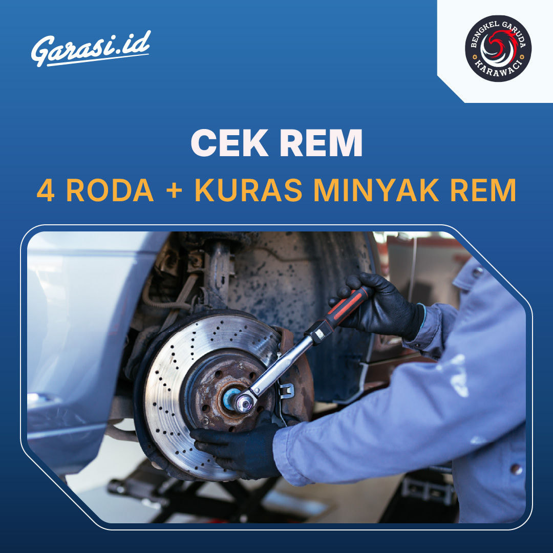 PAKET CHECK REM 4 RODA + KURAS MINYAK REM