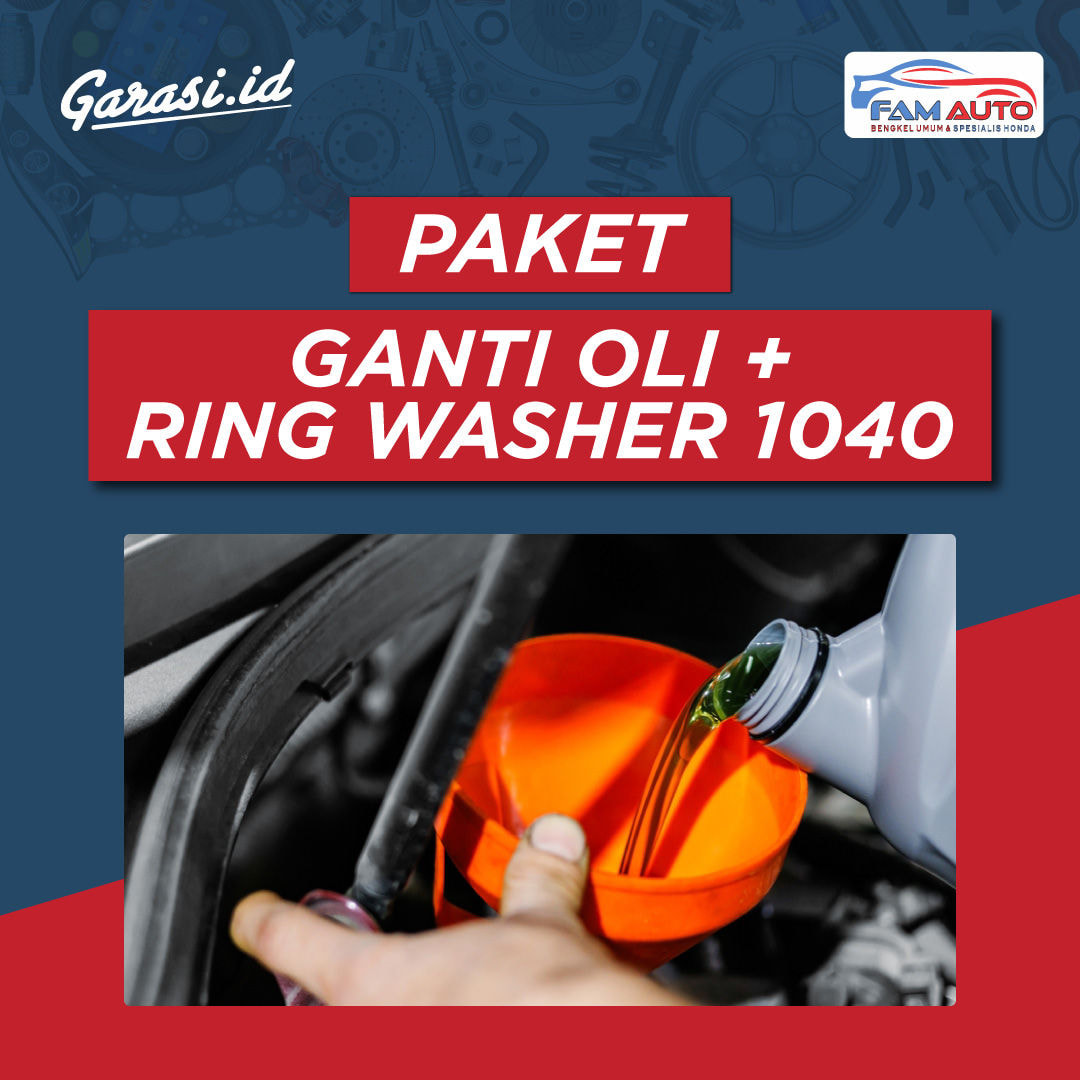 Paket Ganti Oli & Ring Washer