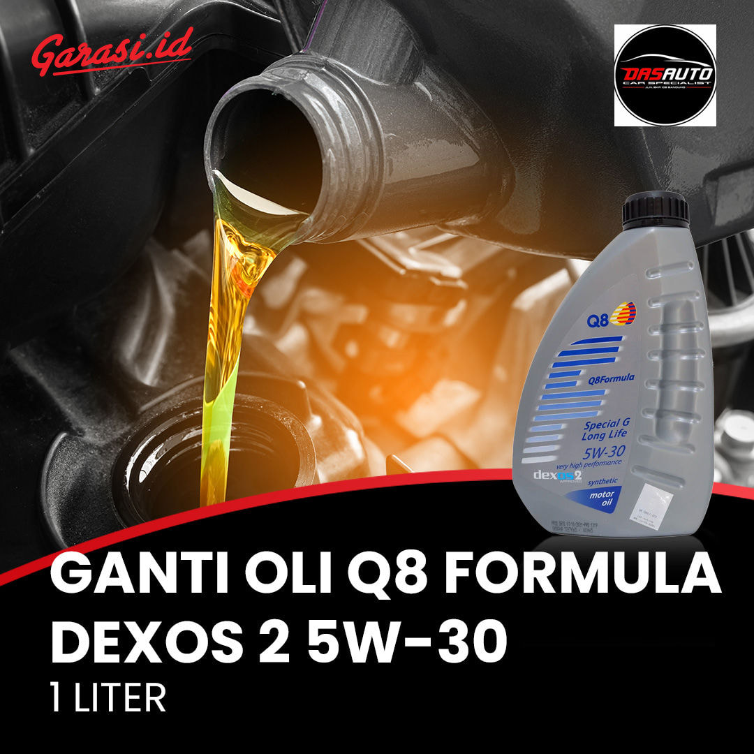 Ganti Oli Q8 Formula DEXOS 2 5W-30 1 Liter