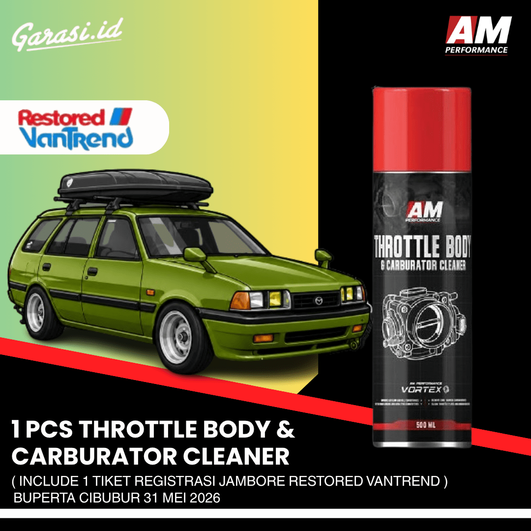 Throttle Body & Carburator Cleaner 500ml (Free 1 Register Jambore Restored Vantrend)