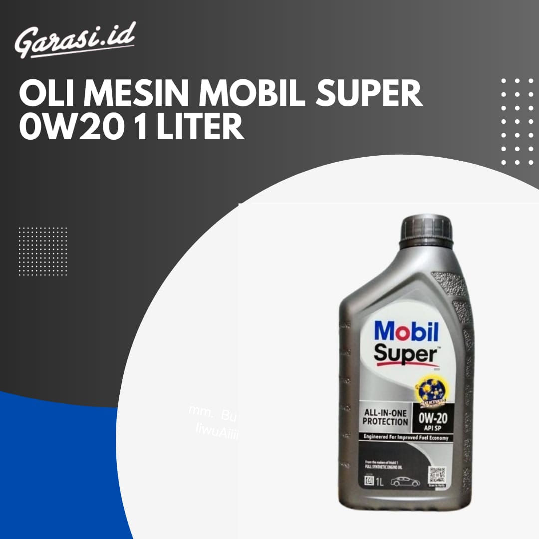 Paket Ganti Oli Mobil Super 0W/20 1 Liter
