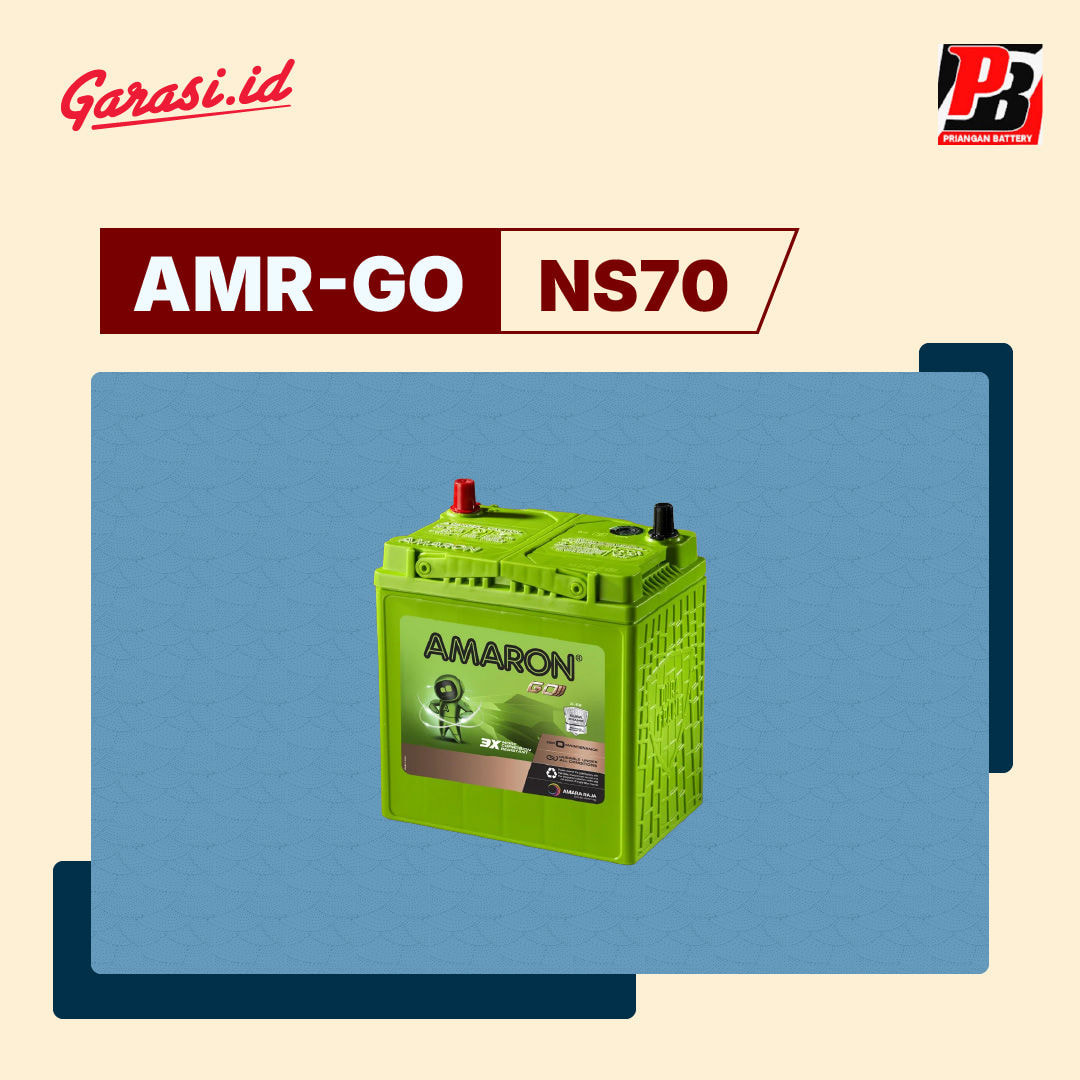 GANTI AKI MOBIL AMARON-GO NS70