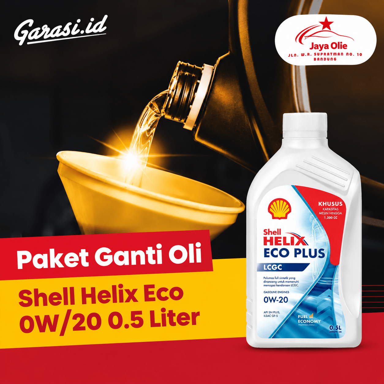 Shell Helix Eco Plus 0W/20 0,5 Liter