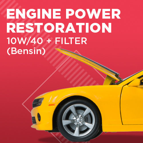 Engine Power Restoration + Oli 10W/40 (up to 4 Liter)
