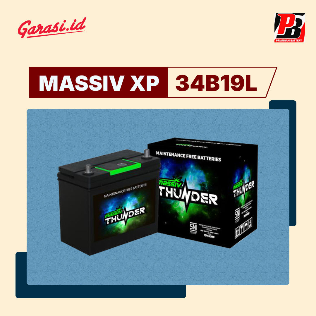 GANTI AKI MOBIL MASSIV XP 34B19L