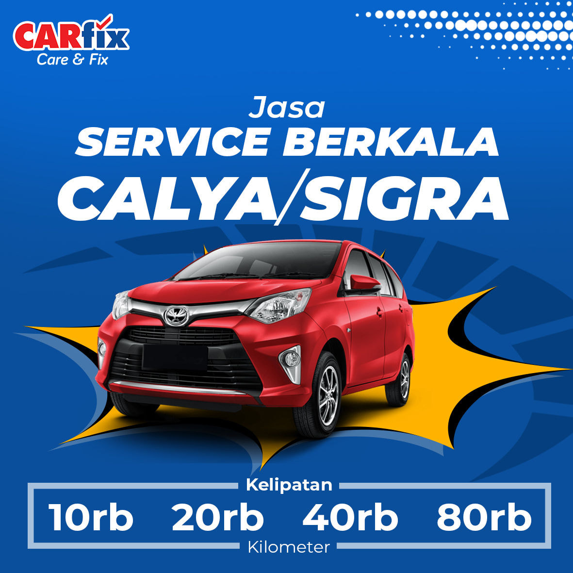 Paket Service Berkala Calya/Sigra- Jabodetabek & Jabar