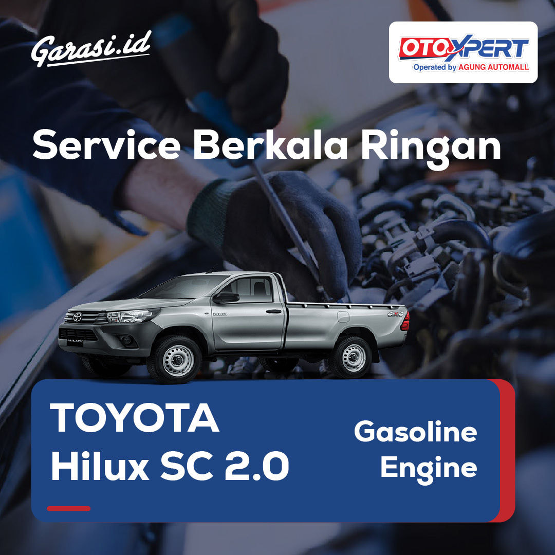 Service berkala Ringan (Toyota Hilux Single Cabin 2.0 Gasoline Engine)