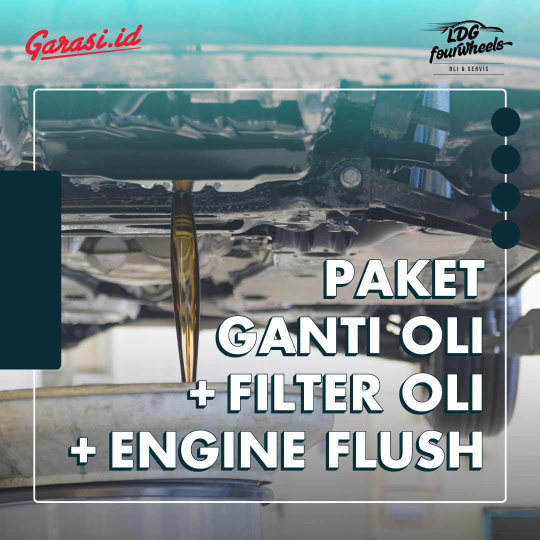 Paket Oli + Filter Oli + Engine Flush