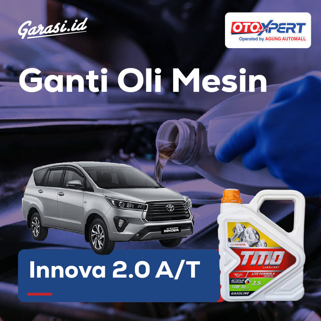 Ganti Oli Mesin (Toyota Kijang Innova 2.0 A/T)
