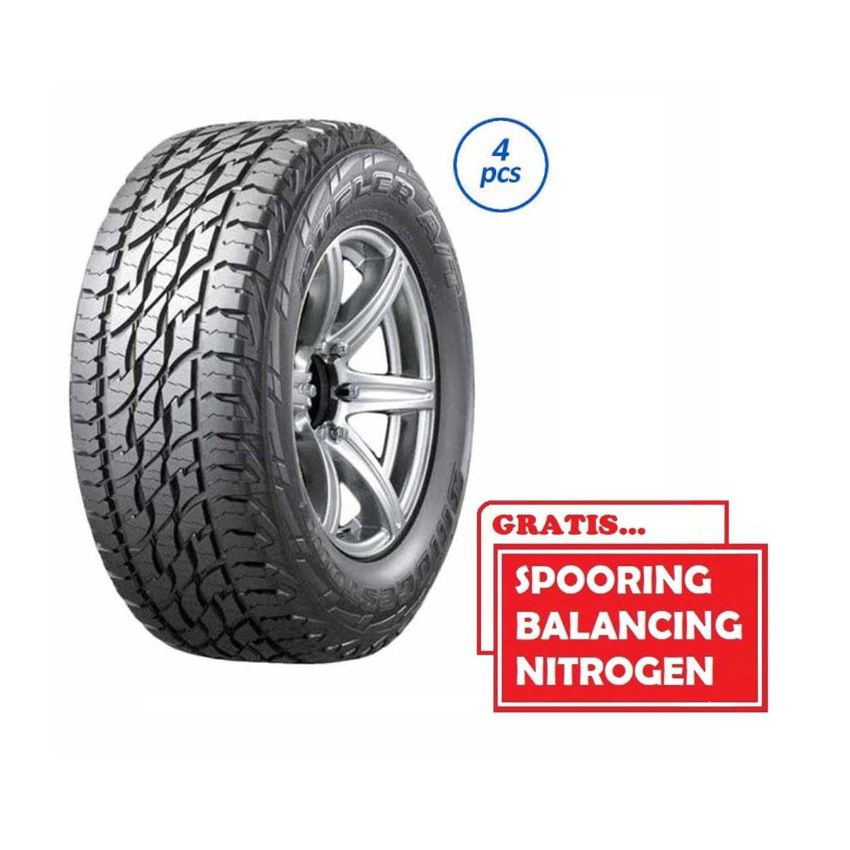 Bridgestone Dueler A-T Owt D697 265/65-R17 112S SP Ban Mobil [Gratis Pasang/ Spooring Balance/ Nitrogen]