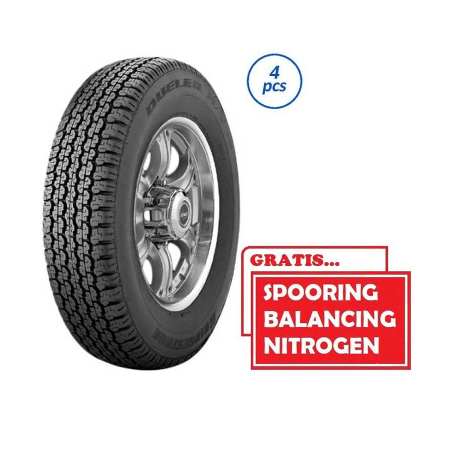 Bridgestone Dueler H-T D689 235/75-R15 108S SP Ban Mobil [Gratis Pasang/ Spooring Balance/ Nitrogen]
