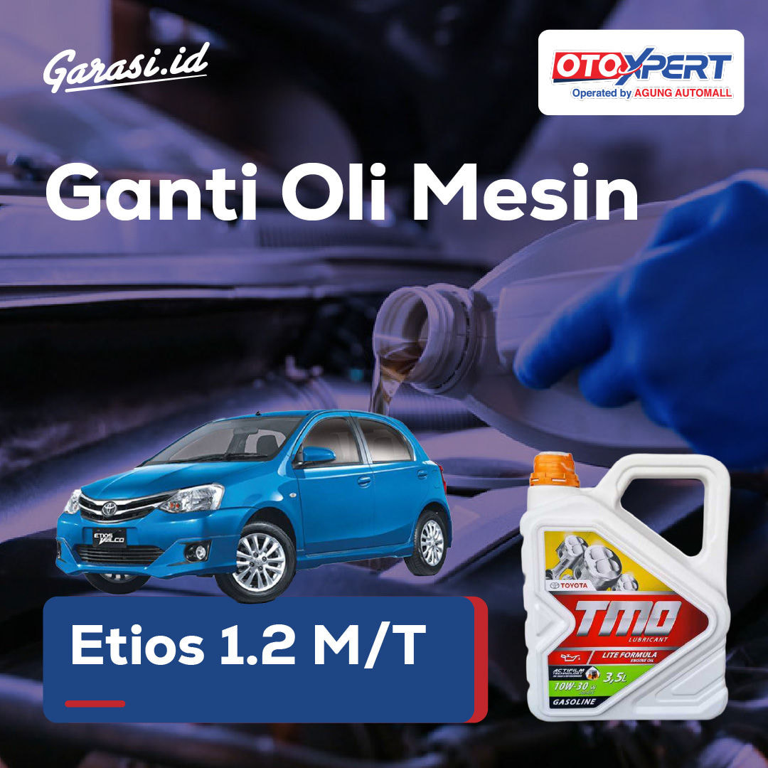 Ganti Oli Mesin (Toyota Etios 1.2 M/T)