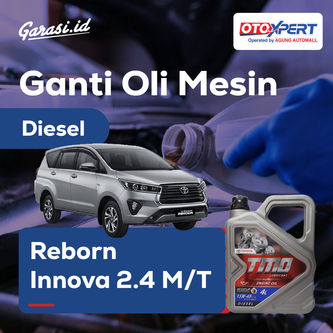 Ganti Oli Mesin (Toyota Reborn Innova 2.4 M/T)