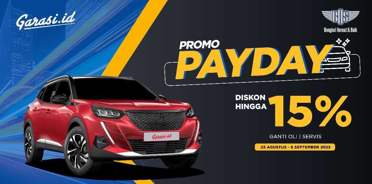 Dapatkan Diskon Servis Mobil Hingga 15% dari partner Garasi.id yang terpercaya, Bengkel BOS. Dapatkan Diskon Servis Mobil Hingga 15% dari partner Garasi.id yang terpercaya, Bengkel BOS.